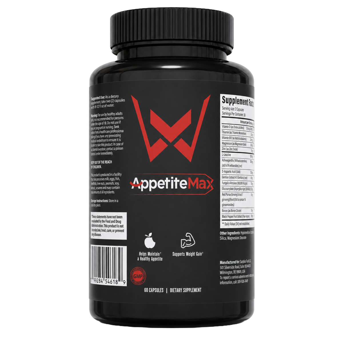 AppetiteMax - Appetite Support Pills for Weight Gain
