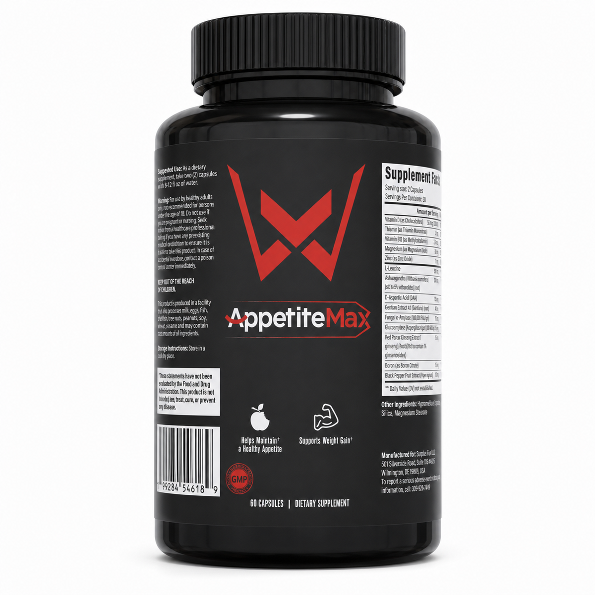 AppetiteMax - Appetite Support Pills for Weight Gain